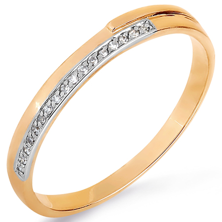 Кольцо, золото, бриллиант, Т141017009
